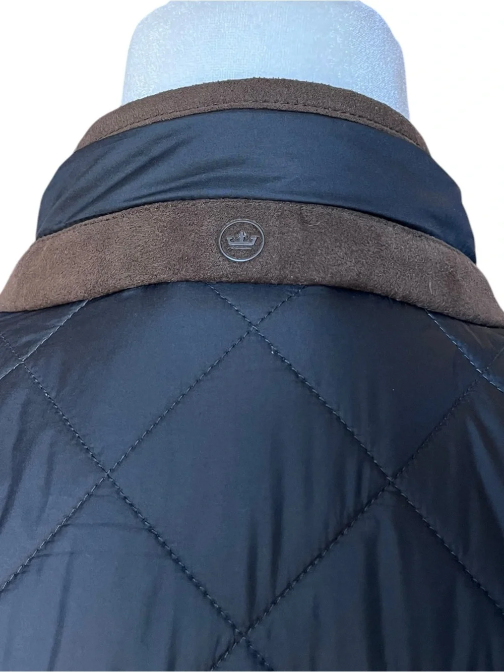 Peter Millar GraySuffolk Quilted Travel Coat Jacket Men's XL w/Bottle Opener